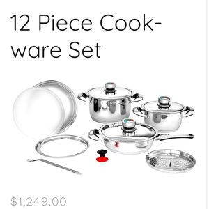 Brand new in box rainbow cookware set.